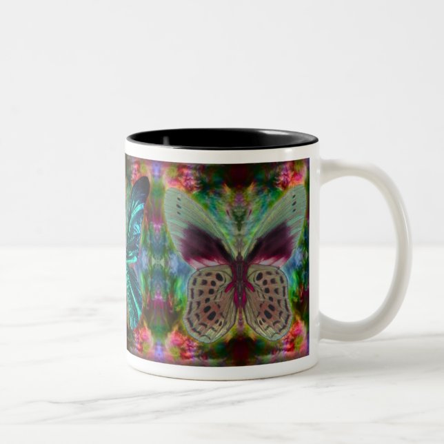 Tasse 2 Couleurs Magie II de papillon (Droit)