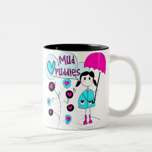 Tasse 2 Couleurs Magmas de boue d'amour de la fille I
