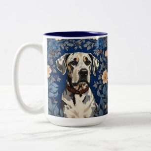Tasse 2 Couleurs Magnifique Grand Danois Inspiré de William Morris