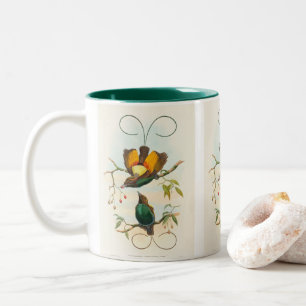 Tasse 2 Couleurs Magnifique Oiseau de Paradis par John Gould