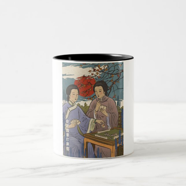 Tasse 2 Couleurs Mahjong (Centre)
