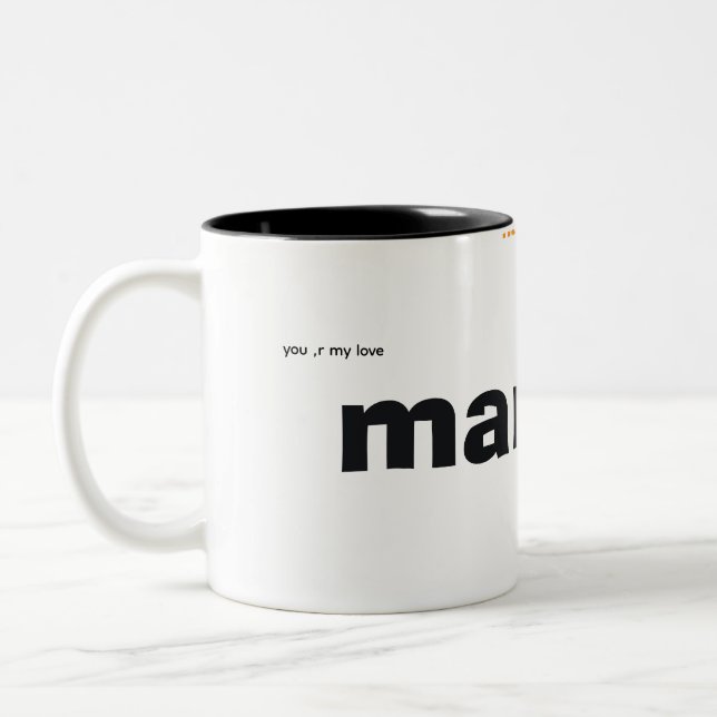 Tasse 2 Couleurs maillot homme (Gauche)