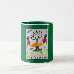 Tasse 2 Couleurs Main Kong, par Brian Dodd