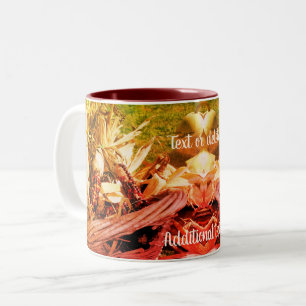 Tasse 2 Couleurs Maïs Indien Dans Panier Nature Art Personnalisé