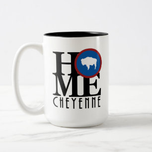 Tasse 2 Couleurs MAISON cheyenne Wyoming 15oz