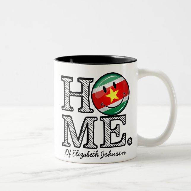 Tasse 2 Couleurs Maison de campagne du Suriname (Droit)