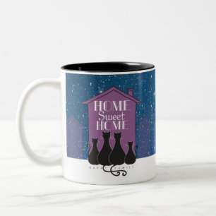 Tasse 2 Couleurs Maison douce maison - Famille heureuse