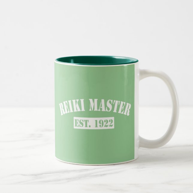 Tasse 2 Couleurs Maître de Reiki (Droit)