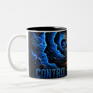 Tasse 2 Couleurs Maîtrisez le chaos, contrôlez la spirale T-Shirt –