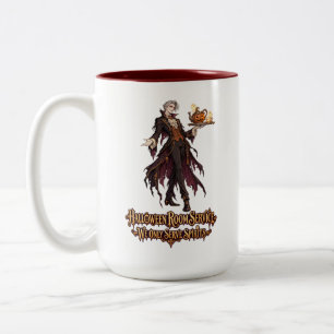 Tasse 2 Couleurs Majordome Vampire Halloween Service de Chambre