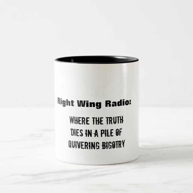 Tasse 2 Couleurs Malade de radio de droite ? (Centre)