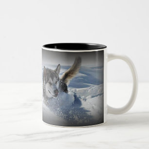 Tasse 2 Couleurs Malamute d'Alaska