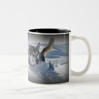 Tasse 2 Couleurs Malamute d'Alaska