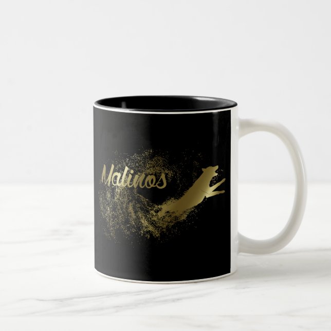 Tasse 2 Couleurs Malinois - berger belge - Mechelaar (Droit)