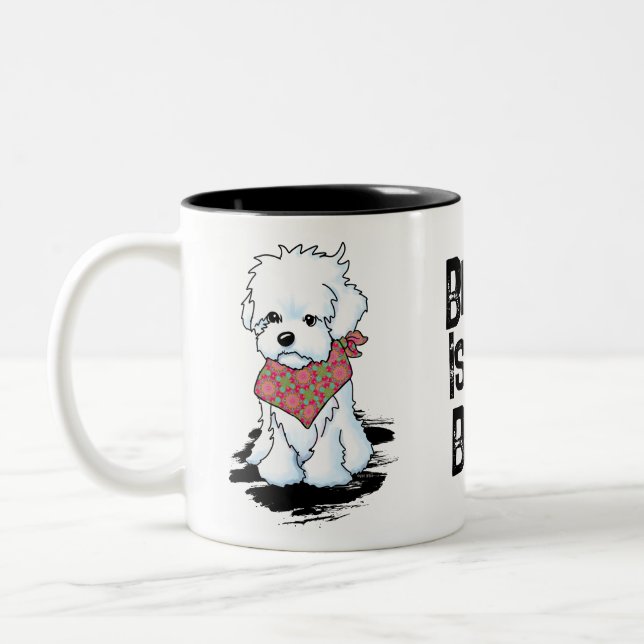 Tasse 2 Couleurs Maltipoo  (Gauche)