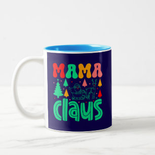 Tasse 2 Couleurs Mama Claus Christmas Design-60097