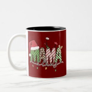 Tasse 2 Couleurs Mama Claus Noël drôle de Noël Maman