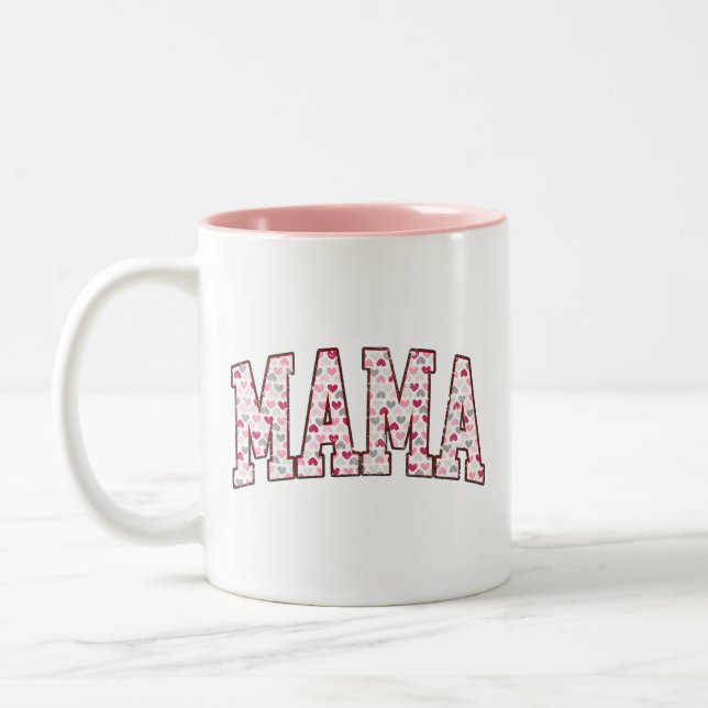 Tasse 2 Couleurs Mama Heart (Gauche)