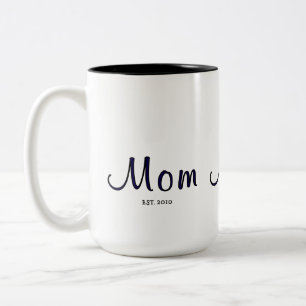 Tasse 2 Couleurs Maman a établi nouveau cadeau maman