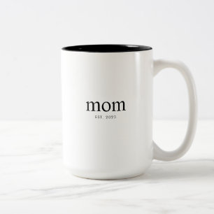 Tasse 2 Couleurs Maman a établi un nouveau cadeau pour maman