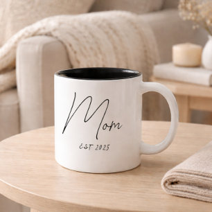 Tasse 2 Couleurs Maman a établi un nouveau cadeau pour maman