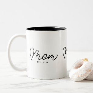 Tasse 2 Couleurs Maman a établi un nouveau cadeau pour maman