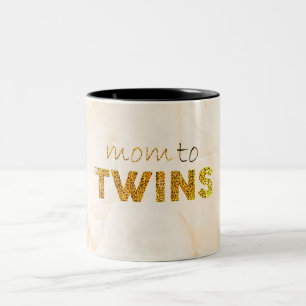 Tasse 2 Couleurs Maman aux jumeaux