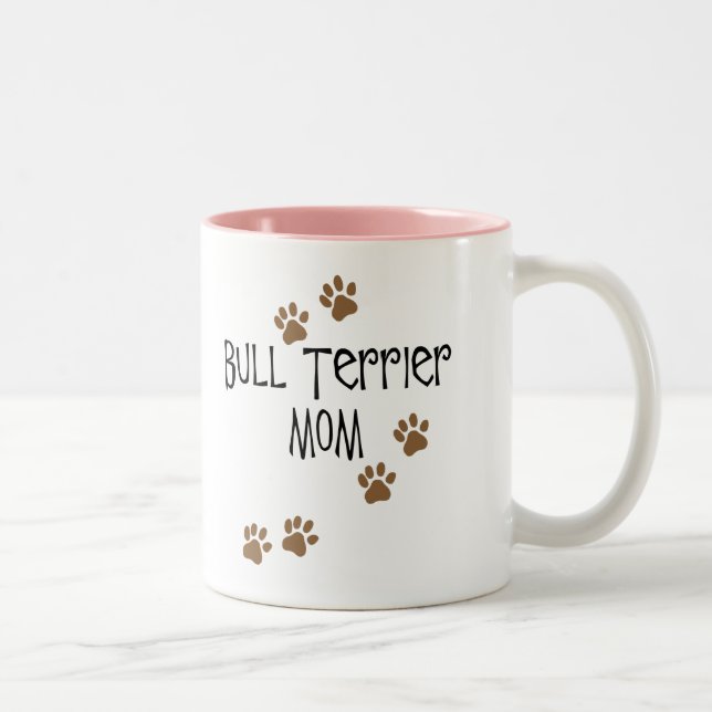 Tasse 2 Couleurs Maman de bull-terrier (Droit)