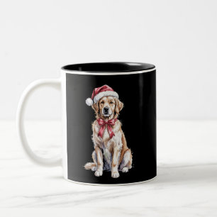 Tasse 2 Couleurs Maman de chien amoureuse de Golden Retriever pour