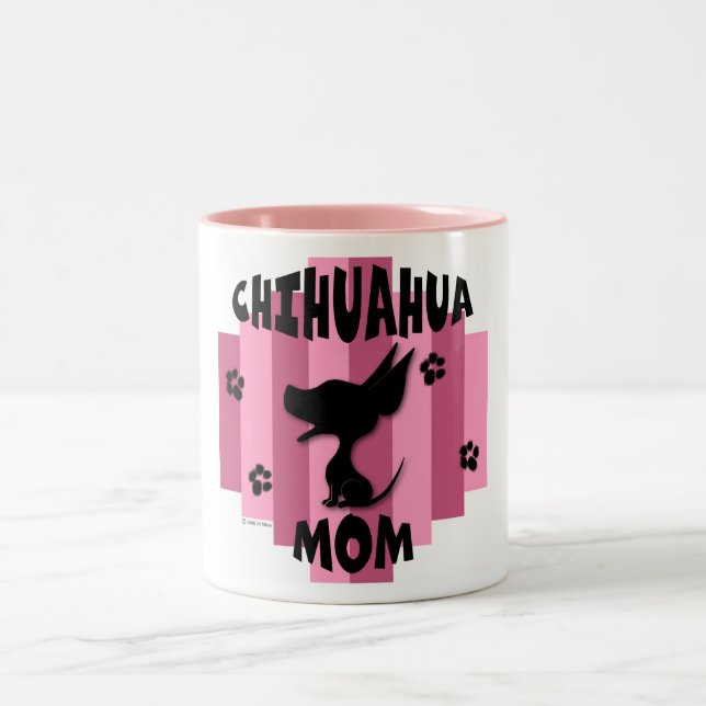 Tasse 2 Couleurs Maman de chiwawa (Centre)