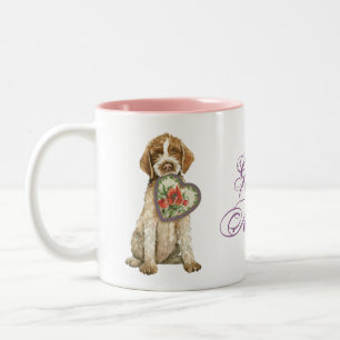 Tasse 2 Couleurs Maman de coeur de griffon