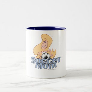 Tasse 2 Couleurs Maman de football
