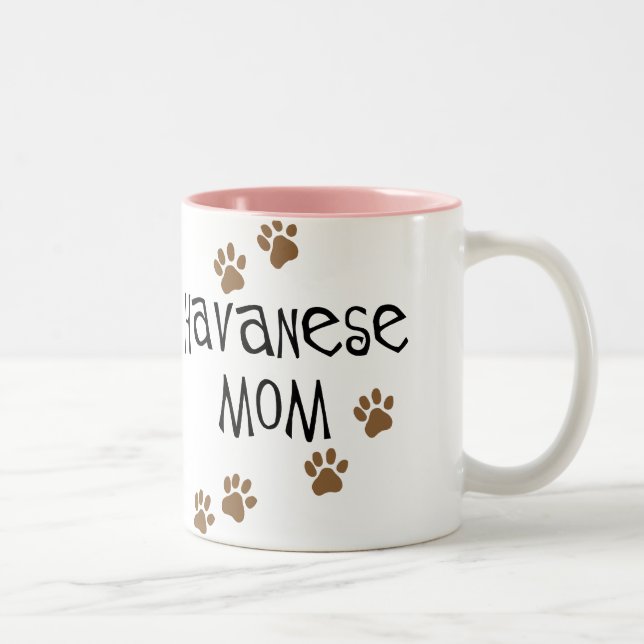 Tasse 2 Couleurs Maman de Havanese (Droit)