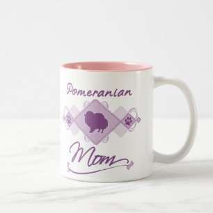 Tasse 2 Couleurs Maman de Pomeranian