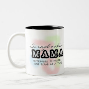 Tasse 2 Couleurs Maman de Scrapbooking