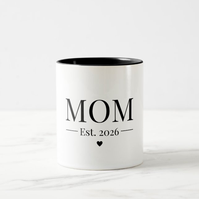 Tasse 2 Couleurs Maman Établie 2026 (Centre)