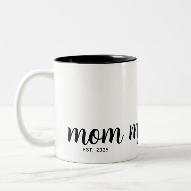 Tasse 2 Couleurs Maman établie Nouveau Cadeau de Maman (Gauche)