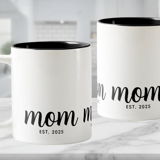 Tasse 2 Couleurs Maman établie Nouveau Cadeau de Maman (Créateur téléchargé)