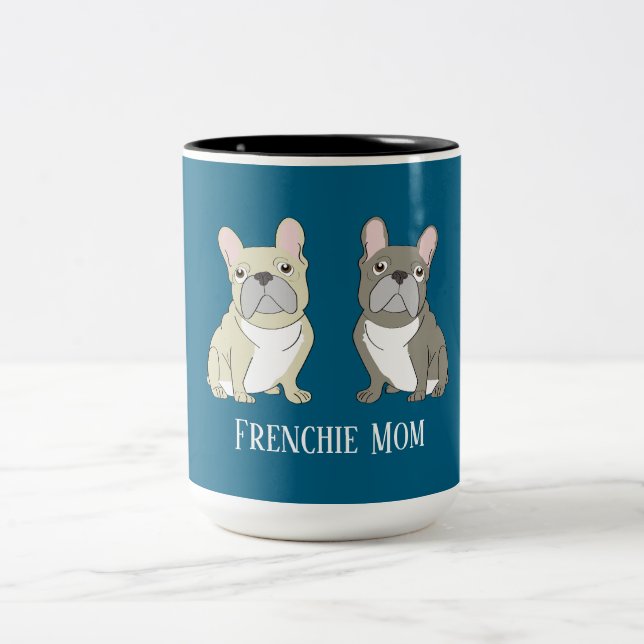 Tasse 2 Couleurs Maman Frenchie (Centre)