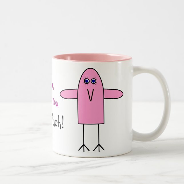 Tasse 2 Couleurs Maman, je t'aime ce beaucoup ! (Droit)