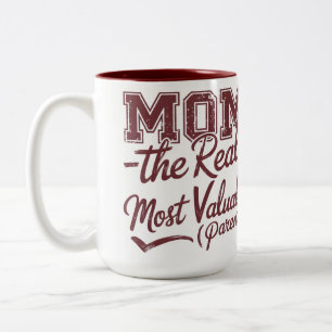 Tasse 2 Couleurs Maman — Le Vrai MVP (Parent Le Plus Précieux)