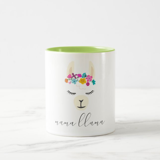 Tasse 2 Couleurs Maman Llama (Centre)