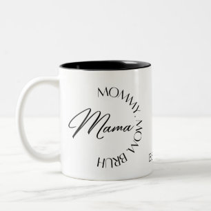 Tasse 2 Couleurs Maman Maman Maman Bruh-Cadeau pour Maman, Cadeau d