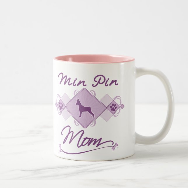 Tasse 2 Couleurs Maman minimum de Pin (Droit)