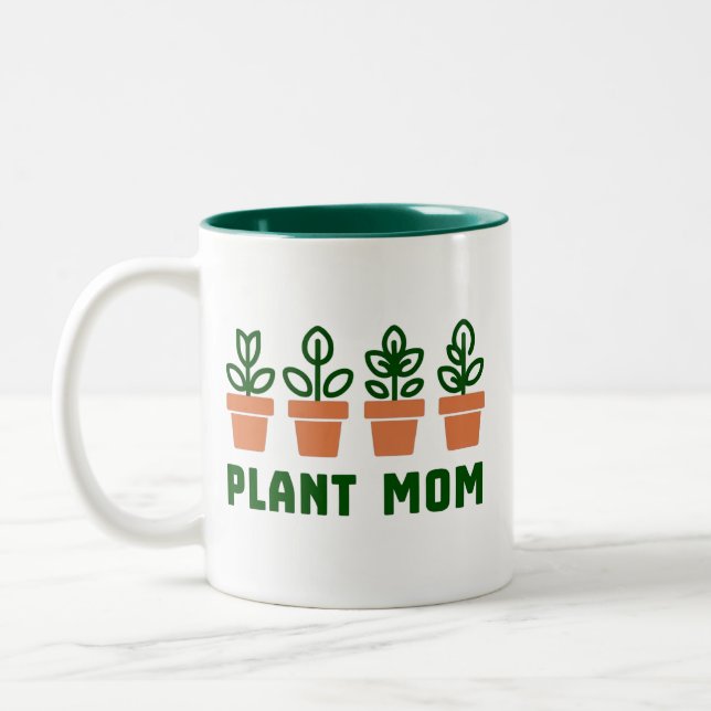 Tasse 2 Couleurs Maman plante (Gauche)
