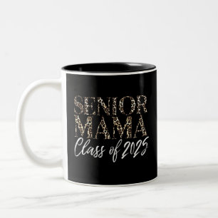 Tasse 2 Couleurs Maman Senior 2025 Maman fière d'une promotion 2025