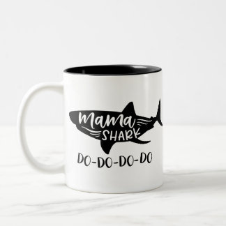 Tasse 2 Couleurs Maman Shark Faire-Faire-Faire-Faire Mommy Shark