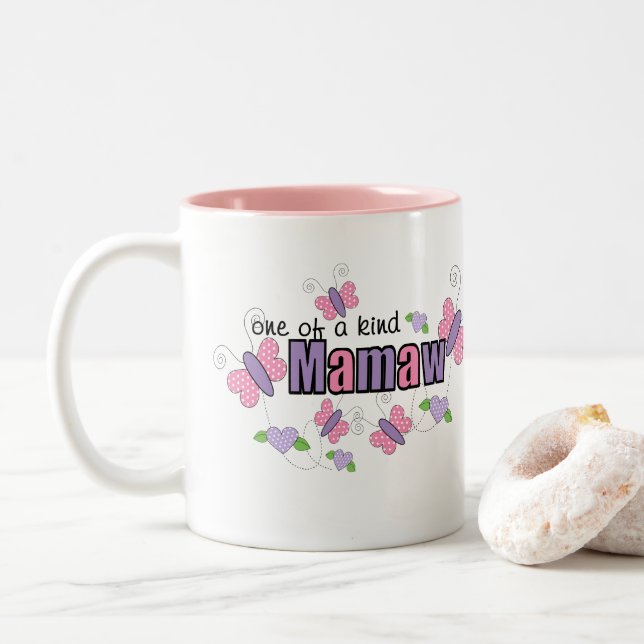 Tasse 2 Couleurs Mamaw Unique (Avec donut)