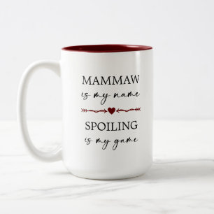 Tasse 2 Couleurs Mammaw est mon nom Spoiling est mon cadeau photo d