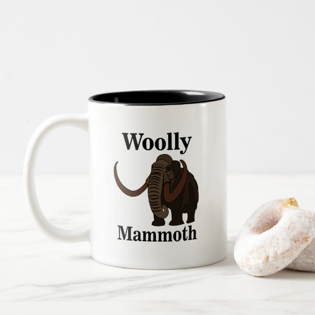 Tasse 2 Couleurs Mammouth laineux  (Avec donut)